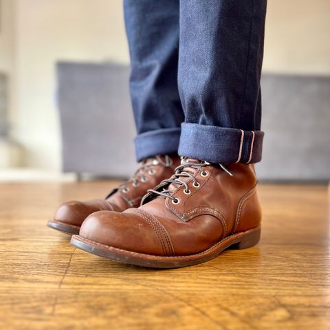 View photo of Red Wing Iron Ranger in S.B. Foot Amber Harness