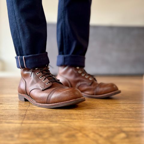 View photo of Red Wing Iron Ranger in S.B. Foot Amber Harness