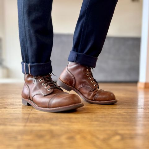 View photo of Red Wing Iron Ranger in S.B. Foot Amber Harness