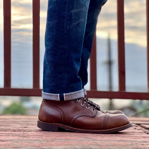 View photo of Red Wing Iron Ranger in S.B. Foot Amber Harness