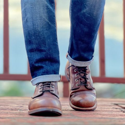 View photo of Red Wing Iron Ranger in S.B. Foot Amber Harness