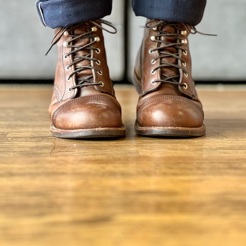 View photo of Red Wing Iron Ranger in S.B. Foot Amber Harness