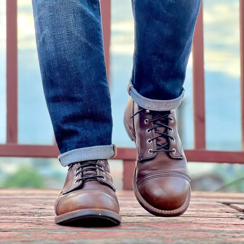 View photo of Red Wing Iron Ranger in S.B. Foot Amber Harness