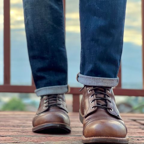 View photo of Red Wing Iron Ranger in S.B. Foot Amber Harness