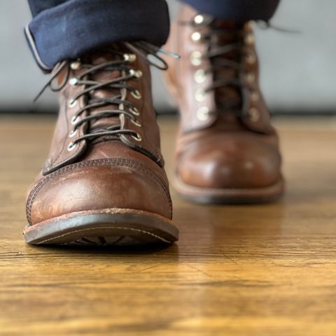 View photo of Red Wing Iron Ranger in S.B. Foot Amber Harness