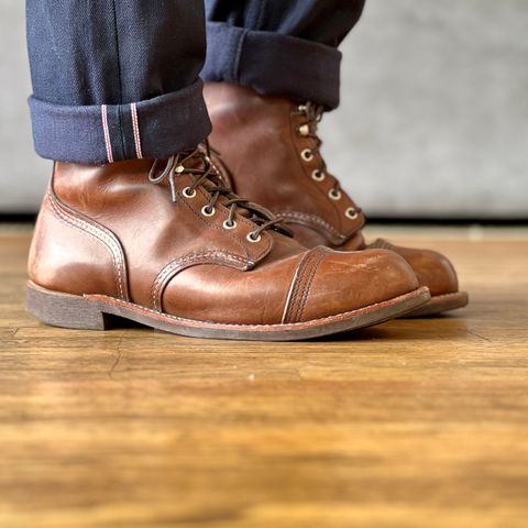 View photo of Red Wing Iron Ranger in S.B. Foot Amber Harness