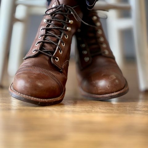 View photo of Red Wing Iron Ranger in S.B. Foot Amber Harness