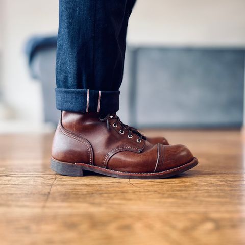 View photo of Red Wing Iron Ranger in S.B. Foot Amber Harness