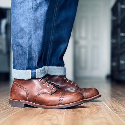 View photo of Red Wing Iron Ranger in S.B. Foot Amber Harness