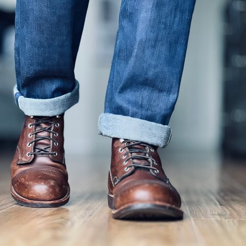 View photo of Red Wing Iron Ranger in S.B. Foot Amber Harness