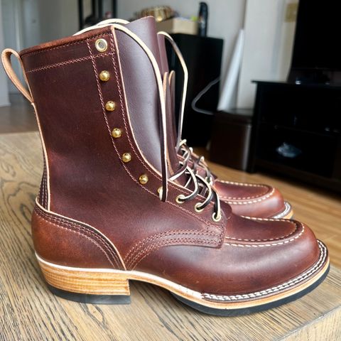 Nicks Moc Toe in Italian Brown Cypress