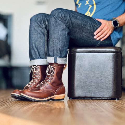 Nicks Moc Toe in Italian Brown Cypress