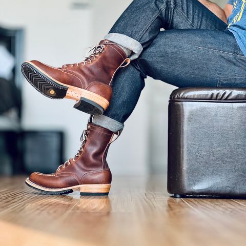 Nicks Moc Toe in Italian Brown Cypress
