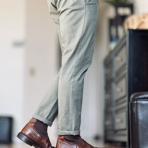 View photo of Tricker's Henry Country Dealer Boot in Cafe Burnished Calf