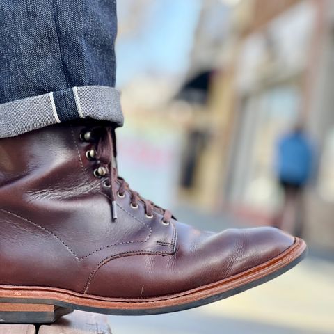 View photo of Allen Edmonds Higgins Mill in Horween Brown Chromexcel