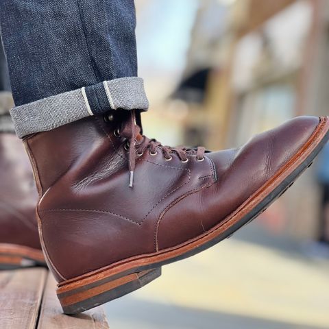 View photo of Allen Edmonds Higgins Mill in Horween Brown Chromexcel