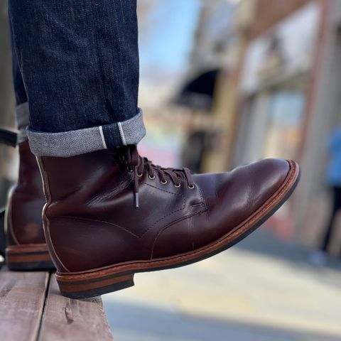 View photo of Allen Edmonds Higgins Mill in Horween Brown Chromexcel