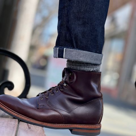 View photo of Allen Edmonds Higgins Mill in Horween Brown Chromexcel