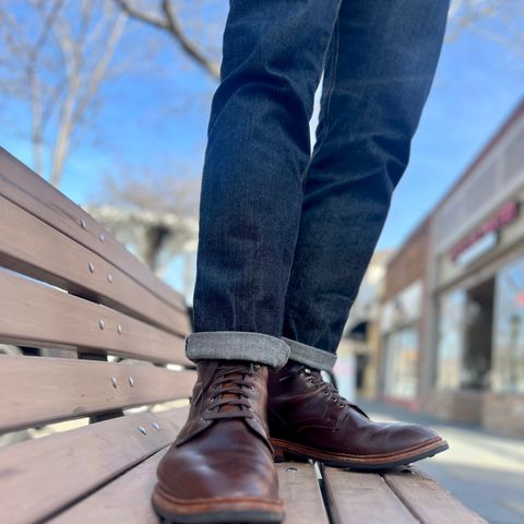 View photo of Allen Edmonds Higgins Mill in Horween Brown Chromexcel