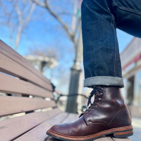 View photo of Allen Edmonds Higgins Mill in Horween Brown Chromexcel