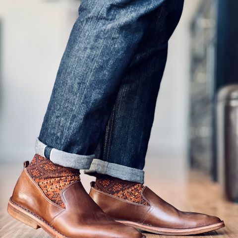 BLKBRD Travers in Horween Natural Chromexcel