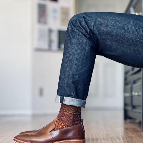 BLKBRD Travers in Horween Natural Chromexcel