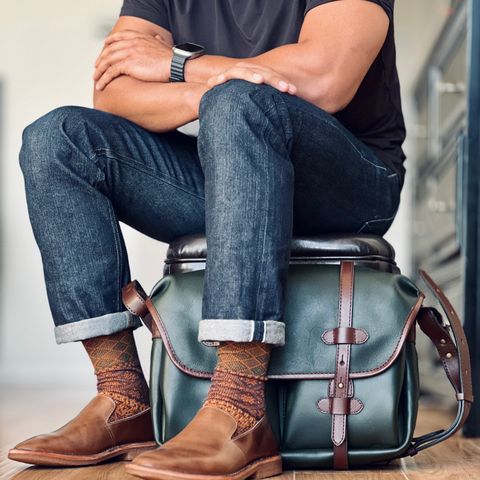 BLKBRD Travers in Horween Natural Chromexcel