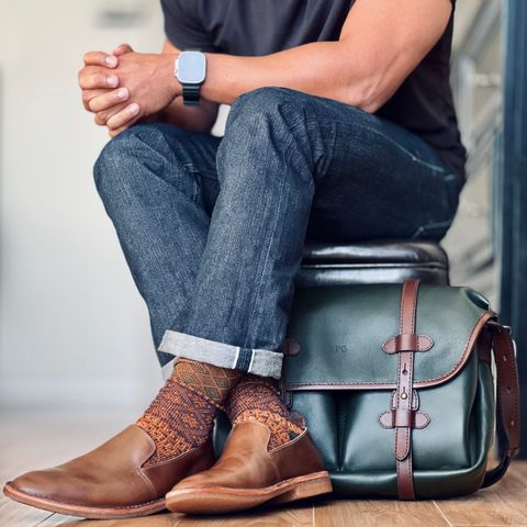 BLKBRD Travers in Horween Natural Chromexcel