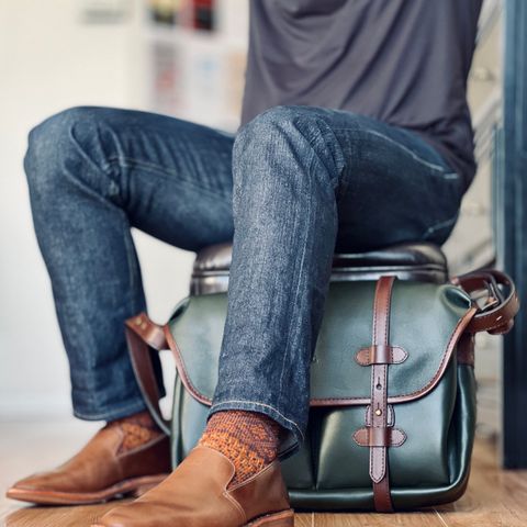 BLKBRD Travers in Horween Natural Chromexcel