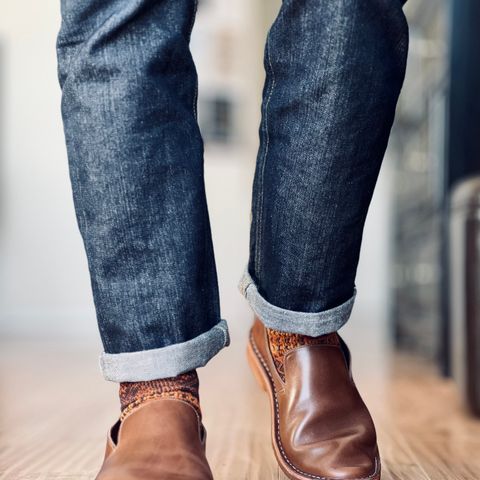 BLKBRD Travers in Horween Natural Chromexcel