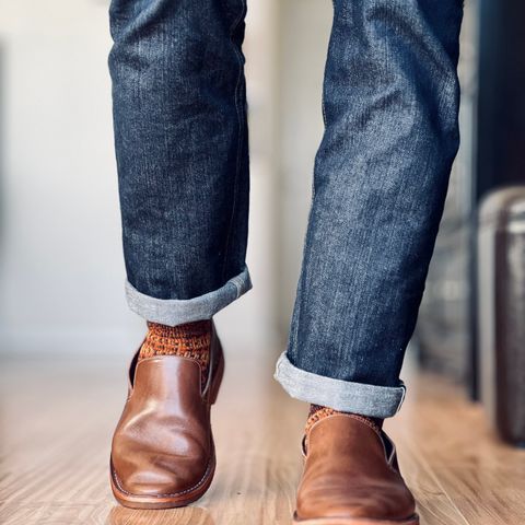 BLKBRD Travers in Horween Natural Chromexcel