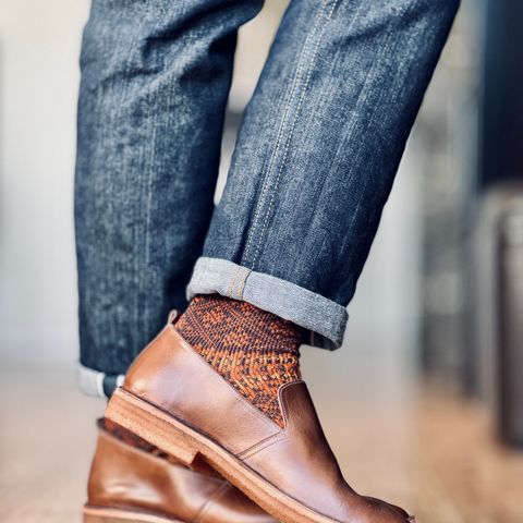 BLKBRD Travers in Horween Natural Chromexcel