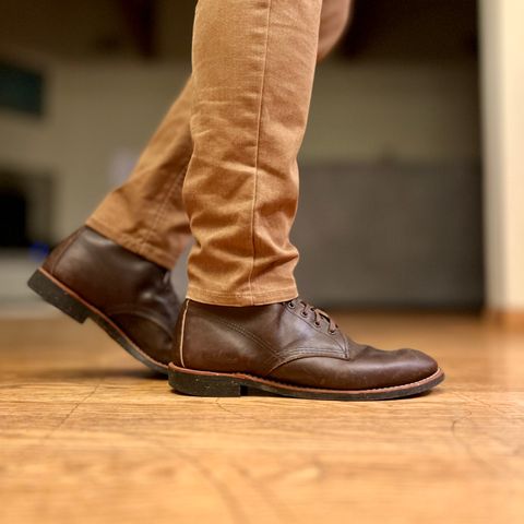 View photo of Red Wing Merchant in S.B. Foot Ebony Harness