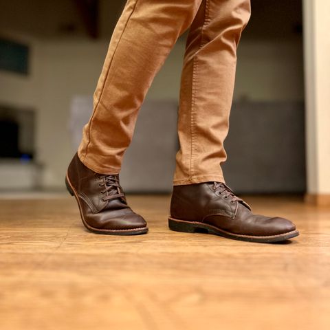 View photo of Red Wing Merchant in S.B. Foot Ebony Harness