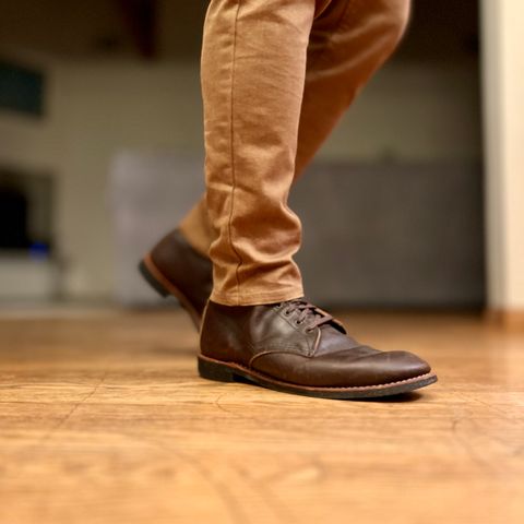 View photo of Red Wing Merchant in S.B. Foot Ebony Harness