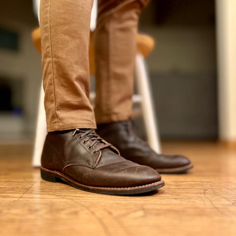 View photo of Red Wing Merchant in S.B. Foot Ebony Harness