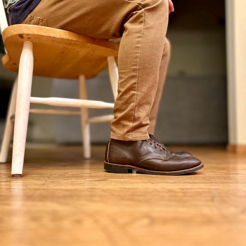 View photo of Red Wing Merchant in S.B. Foot Ebony Harness