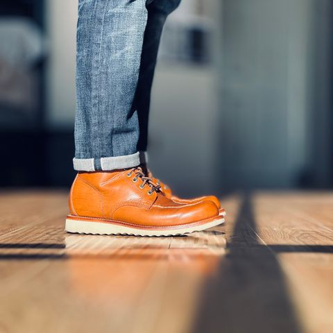 View photo of Grant Stone Brass Boot in Badalassi Carlo Saddle Tan Minerva