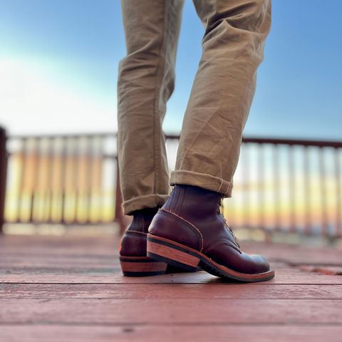 Nicks MTO in Wickett & Craig Burgundy Double Stuffed