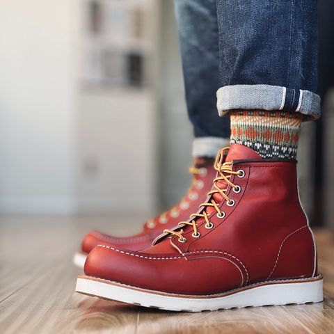 View photo of Red Wing 6-Inch Classic Moc in S.B. Foot Oro-Russet Portage