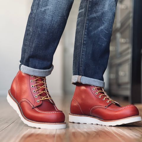 View photo of Red Wing 6-Inch Classic Moc in S.B. Foot Oro-Russet Portage