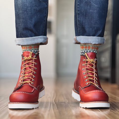 View photo of Red Wing 6-Inch Classic Moc in S.B. Foot Oro-Russet Portage