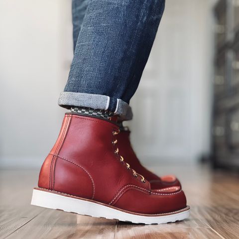 View photo of Red Wing 6-Inch Classic Moc in S.B. Foot Oro-Russet Portage