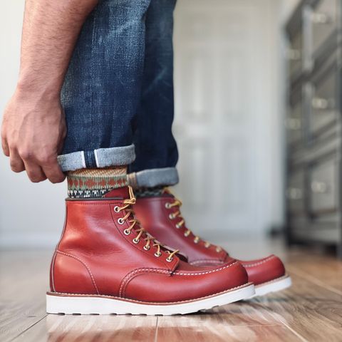 View photo of Red Wing 6-Inch Classic Moc in S.B. Foot Oro-Russet Portage