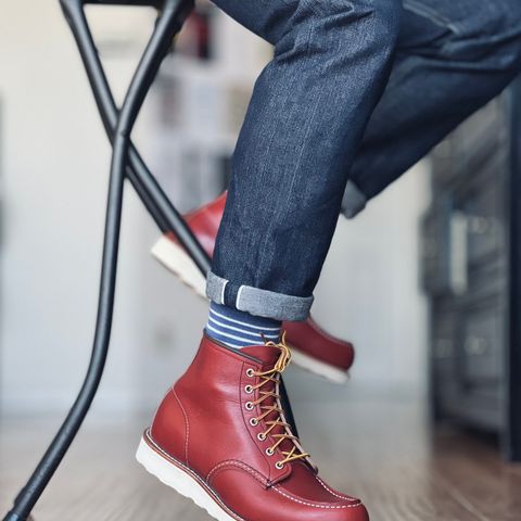 View photo of Red Wing 6-Inch Classic Moc in S.B. Foot Oro-Russet Portage