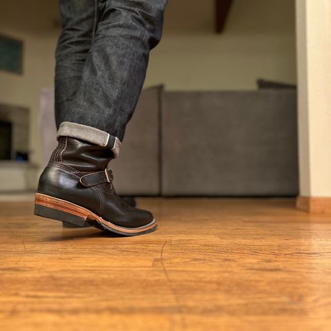 Wesco Mister Lou in Horween Black Chromexcel Horsehide