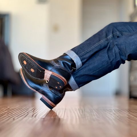 Wesco Mister Lou in Horween Black Chromexcel Horsehide