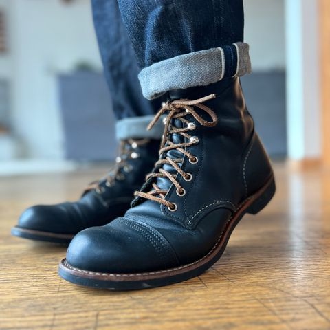 View photo of Red Wing Iron Ranger in S.B. Foot Black Harness