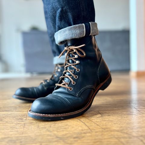 View photo of Red Wing Iron Ranger in S.B. Foot Black Harness