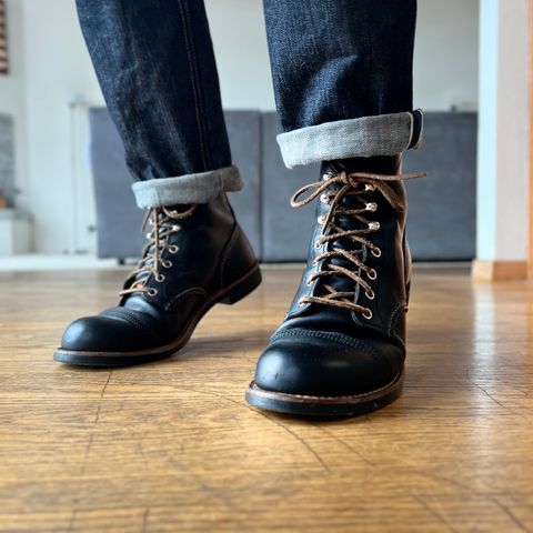 View photo of Red Wing Iron Ranger in S.B. Foot Black Harness